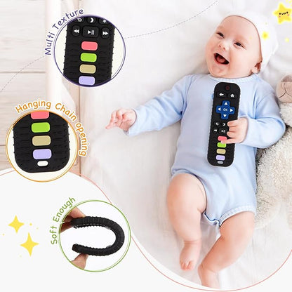Hooku Silicone Teethers for Babies 0-6 Months, Teething Toys for Babies 6-12 Months 0-3 Months,