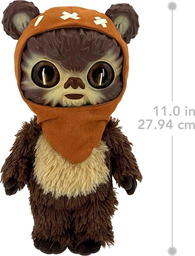 Star Wars Galactic Pals Plush 11-Inch Toy, Ewok Soft Doll