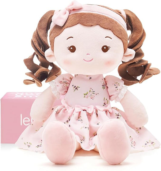 Soft Baby Doll Toys (16''), My First Baby Rag Doll for 1 Year-Old Girl Birthday Gift