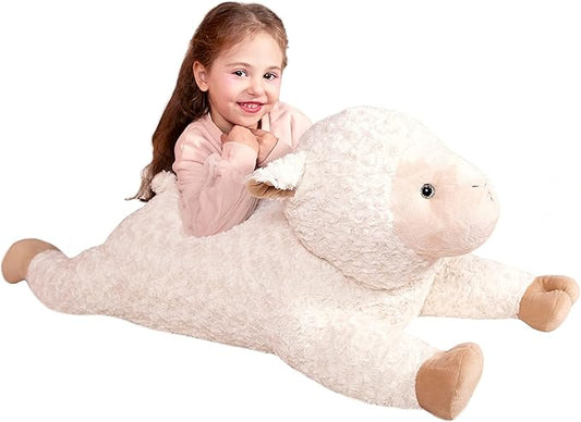 IKASA Large Sheep Stuffed Animal Plush Toy,Giant Lamb Cute Jumbo Soft Toys 30" Huge