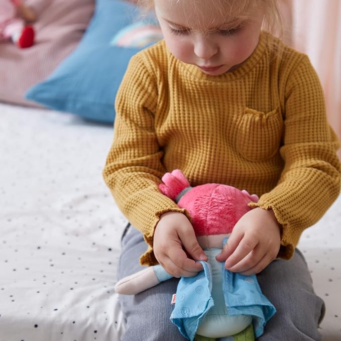 HABA Snug Up Philine - 10" Soft Doll, Machine Washable - Perfect Snuggly First Soft Baby Doll and Toddler Baby Doll for 18 Months and Up
