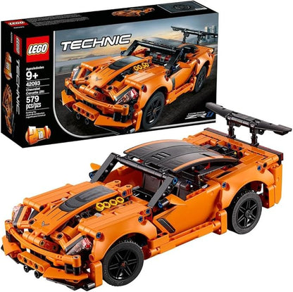 Technic Chevrolet Corvette Zr1 Replica, 2 in 1 Collectible Car Model