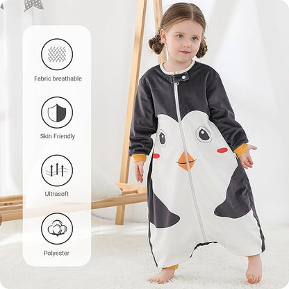 Baby Sleeping Sack Sleeveless, Toddler Sleeping Bag with Legs