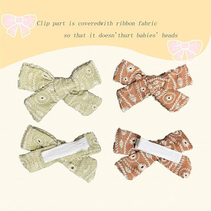 Baby Hair Clips for Infants, Toddlers (4 PCS)