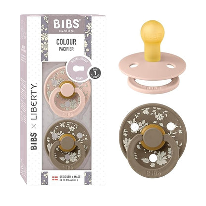 BIBS Liberty Pacifier | 2 Colour Natural Rubber Latex Soothers