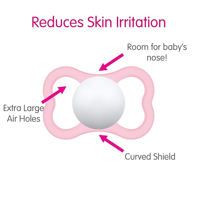 MAM Air Night & Day Baby Pacifier, for Sensitive Skin 6-16 Months, 3 Count 1)
