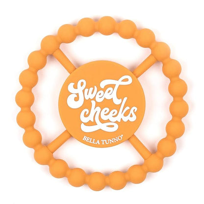 Bella Tunno Happy Teether ??Soft & Easy Grip Baby Teether Toy, Silicone Teether Ring to Help Soothe Gums