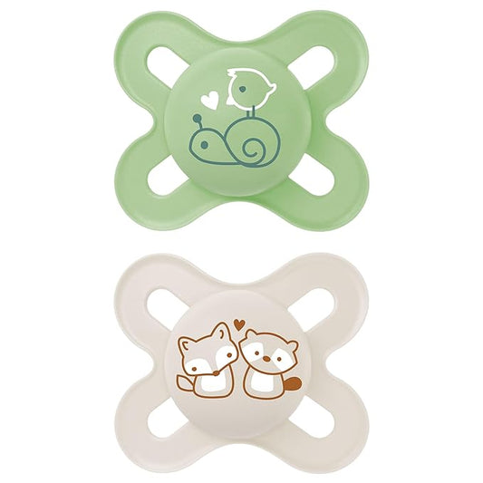 MAM Original Start Newborn Baby Pacifier, Best Pacifier for Breastfed Babies 0-3 Months, 2 Count 1)