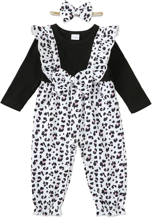 Newborn Baby Girls One Piece Romper Jumpsuit Cute Floral Print