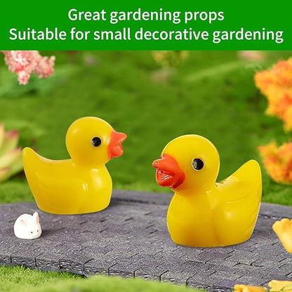 200 Pieces Mini Resin Ducks Yellow Tiny Duckies for School