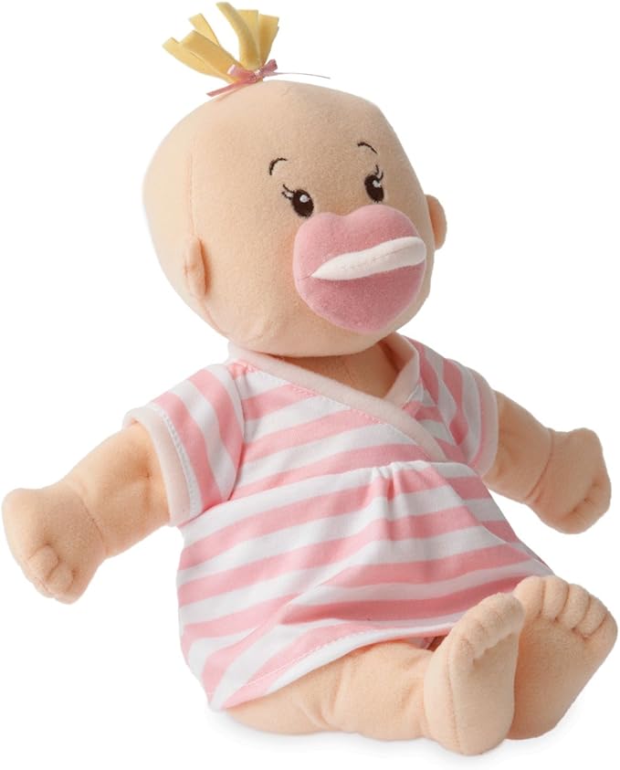 Manhattan Toy Baby Stella Peach 15" Soft First Baby Doll 1 Year