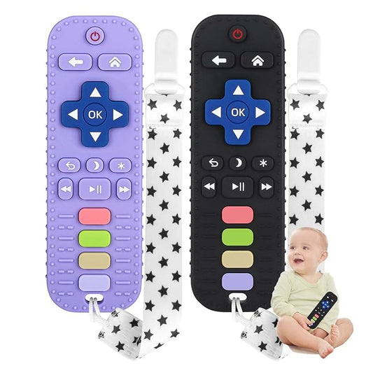 Chuya Baby Remote Control Teether Toy Chew Toy for Babies 0-24 Months