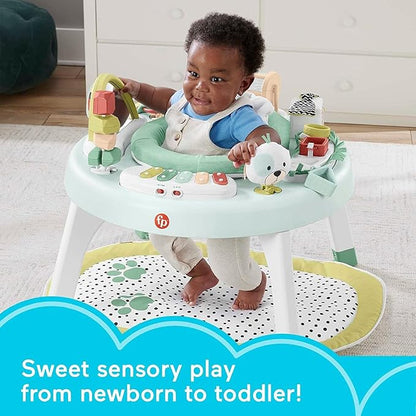 Fisher-Price 3-in-1 Snugapuppy Activity Center & Portable Baby Chair Sit-Me-Up