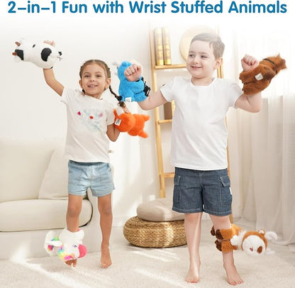 iPlay, iLearn Wrist Pals Baby Plush Bull Toy Wristband 1 2 3 4 5 6