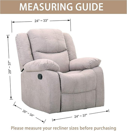 JIVINER 4-Piece Recliner Chair Covers Stretch Jacquard Chair Covers for Recliner Chair Recliner Slipcovers for Living Room Soft Recliner Protector with Pocket (Recliner,Dark Coffee)