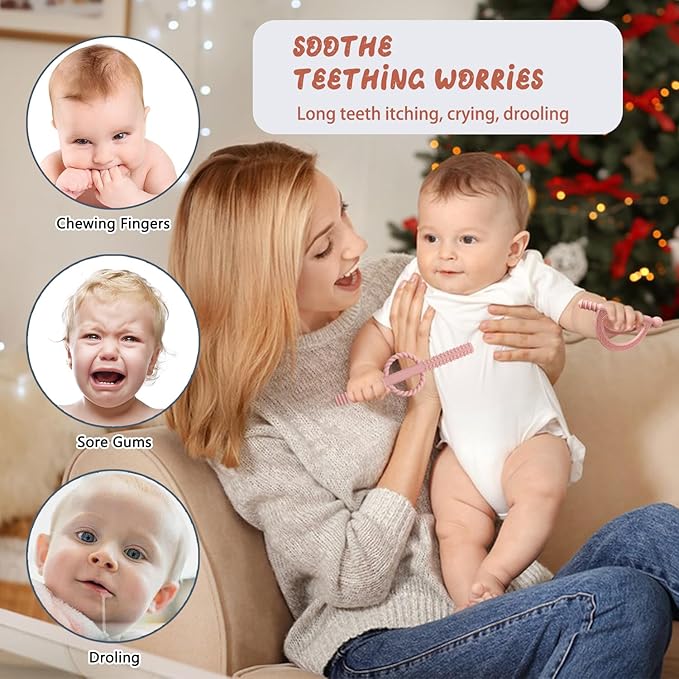 2 packTeething Toys for Babies 0-6,12 18 Months