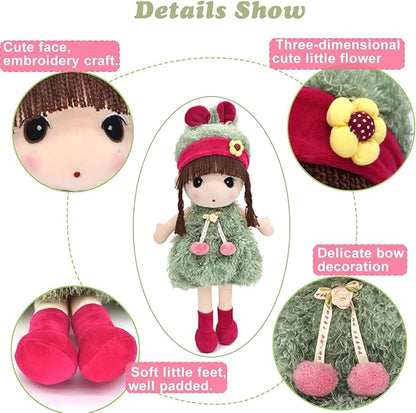 HWD Kawaii 17 inch Stuffed Plush Girl Toy Doll.Good Dolly
