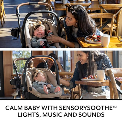 Evenflo Shyft Intuiti+ Travel System Featuring Revolve180 LiteMax NXT with SensorySoothe (Dubhan Black)