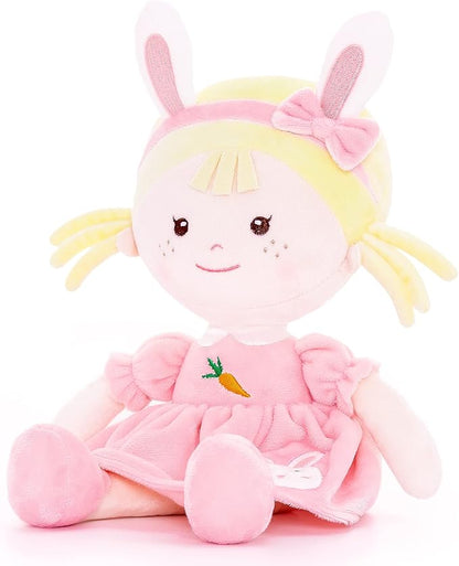 Onetoo Bunny Doll Plush Baby Doll Rabbit Doll First Baby Dress14