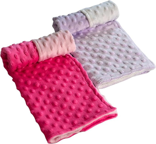 Baby Doll Blanket Set for 18 Inch, 15 Inch 12 Inch 2 Miniature, 17" Baby
