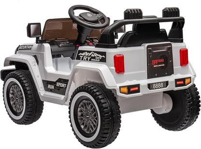 Hetoy 12V Kids Ride On Truck Car, Battery Powered Electric Car w/Parent Remote Control 3 Speeds, 4 Wheeler