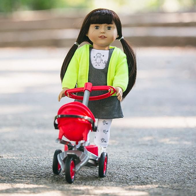 Bye Baby Doll Stroller Play Set for 18" Dolls - 18 Inch