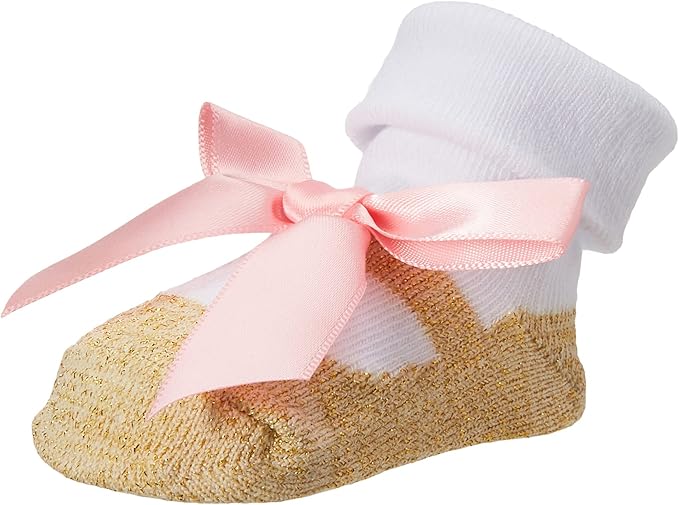 Hudson Baby Girl's Headband and Socks Giftset