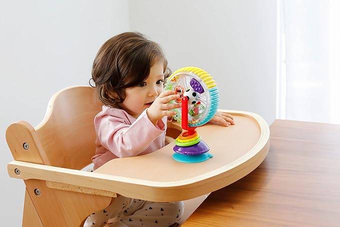 Sassy Wonder Wheel Spinning High Chair Tray Toy, Age 6+ Months