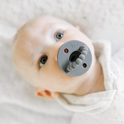 Ryan & Rose Cutie PAT Pacifier Teether (Slant, Charcoal)