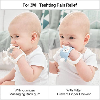 Smily Mia Penguin and Reindeer 2Pack Baby Teething Toys Gift 0-18Months Babies