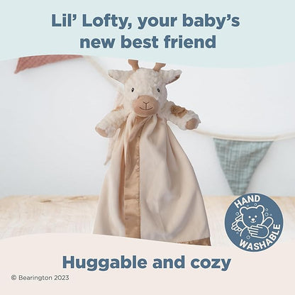 Bearington Lil' Lofty 18 Inch Giraffe Loveys for Babies - Security Blanket for Babies