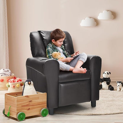 Charles Kids Recliner Chair, Coffee