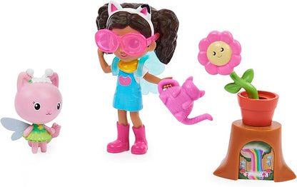 Gabby’s Dollhouse, Flower-rific Garden Set with 2 Toy Figures 2 Accessories, 3 and