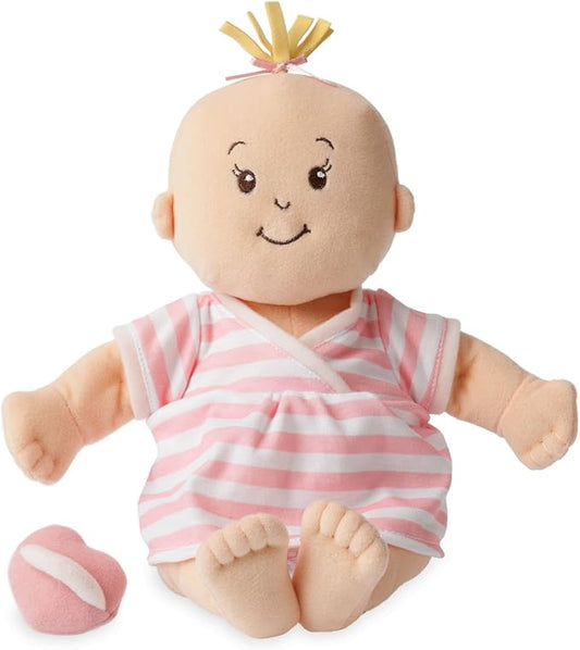 Manhattan Toy Baby Stella Peach 15" Soft First Baby Doll 1 Year