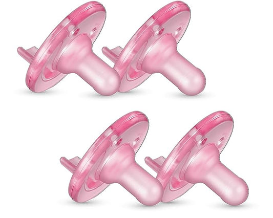 Philips AVENT Soothie 3-18 months, pink/pink 4 pack, SCF192/47