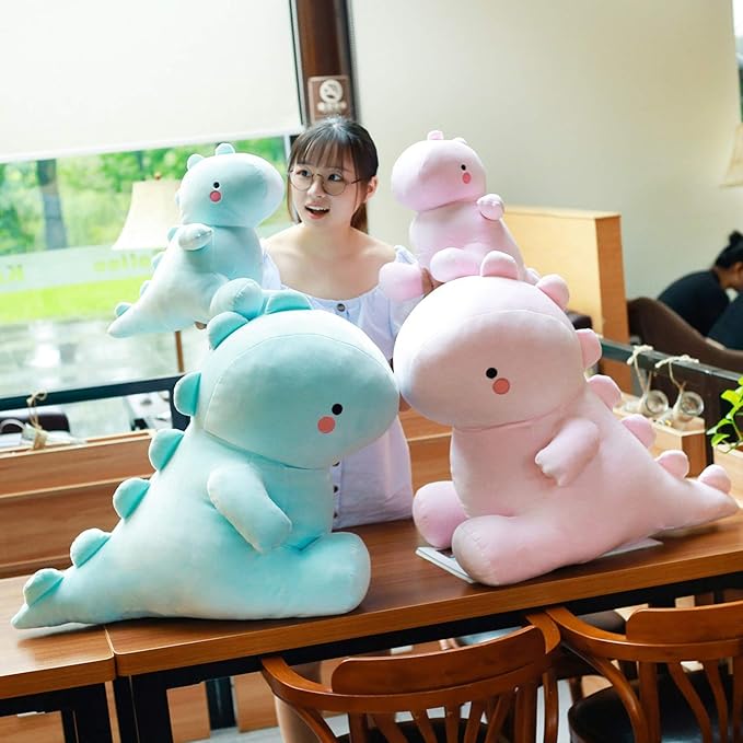 VHYHCY Cute Dinosaur Plush Toys, Fat Dinosaur Stuffed Animals Toys Dolls 20 inch