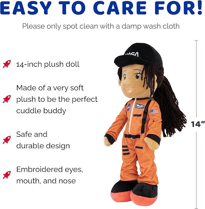 Playtime by Eimmie - 14” Julie NASA Doll 2 Year