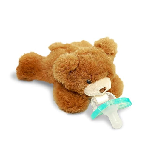 RaZbaby RaZbuddy JollyPop Pacifier Holder w/Removable Baby Pacifier - 0m+