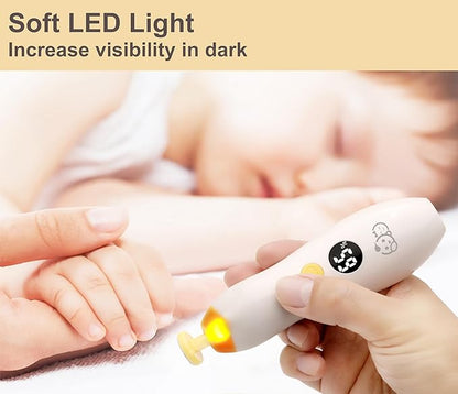 Royal Angels Rechargeable Baby Nail Trimmer 22 in 1, Safe Electric Baby Nail File 13 Replacements,
