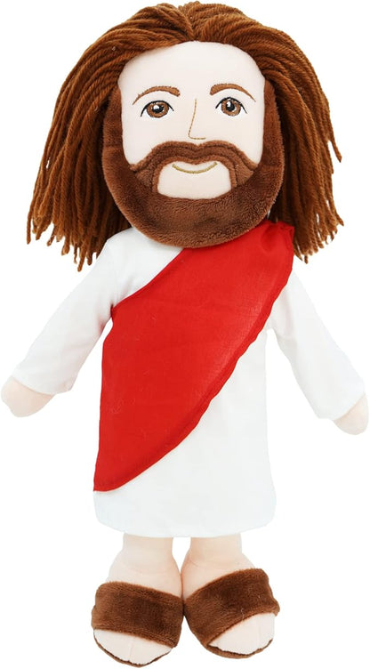 June Garden 14" Plush Religious Figure - Jesus Stuffed Doll