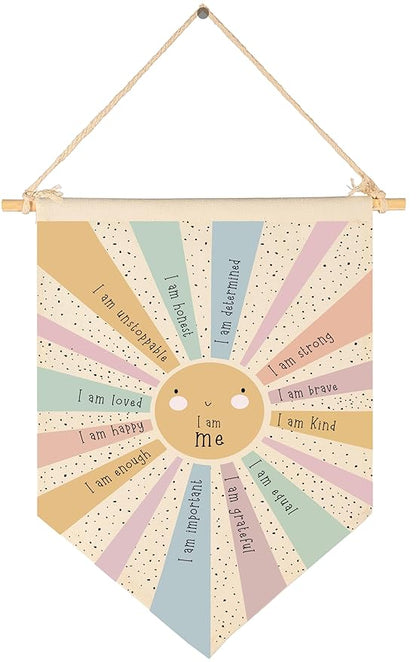 Positive Encourage Inspirational Flag Sign Gifts for Baby Newborn Boys