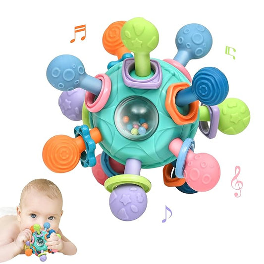 Baby Montessori Teething Toys for 0-6 6-12 Months BPA Free 0 3 6 9 12 18 1 2