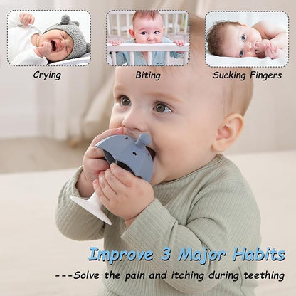 Umbrella Baby Teether with Suction Base, Keeping Babys Busy 0-6 Months, 6-12 Months 12-24 Months,