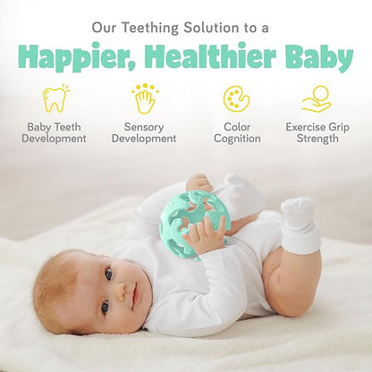 Ashtonbee Baby Fruit Pacifer Feeder 2 Pack Perfect for Introducing 6-12 Months