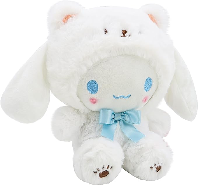 Kawaii Cartoon White Bear Cross-Dressing Series Plush,Soft Plush Doll Cute Soft Toys 7.8in)
