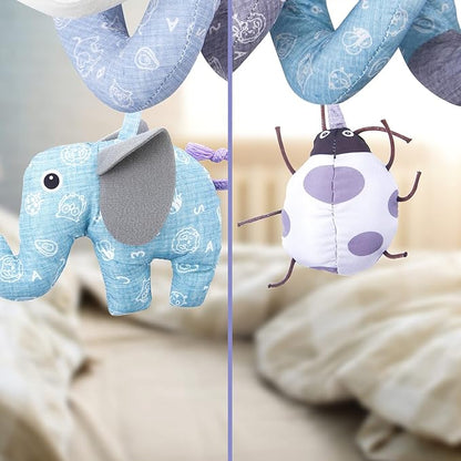 Car Seat Toys, Infant Baby Spiral Activity Hanging Toys