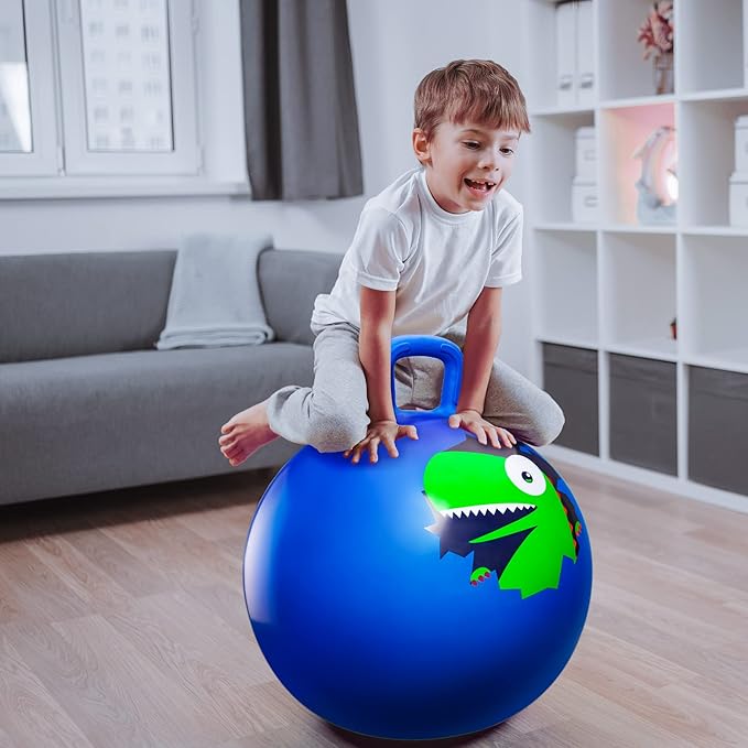Hopper Ball, Hopping Toys for Kids 18inch Bouncy 3-8, Inflatable