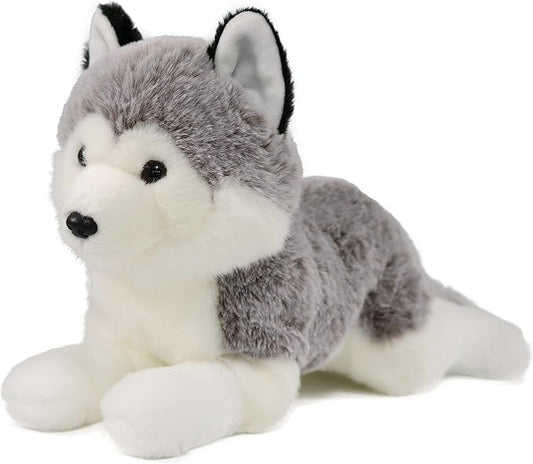 Ice King Bear Lifelike Siberian Husky Stuffed Animal - Plush Toy 13 Inches