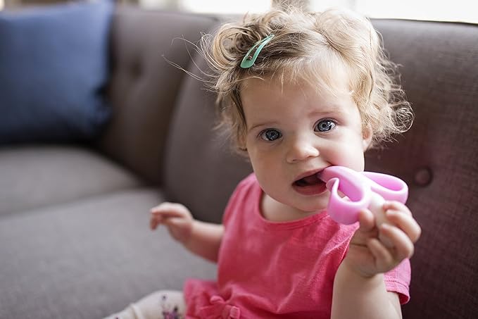Baby Banana The Original Toothbrush Training Teether Toy, for Babies Infants Toddlers; Teething Relief for Sore Gums