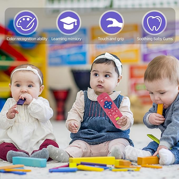 Baby Teether Toy for Babies 0-24 Months TV Remote Control